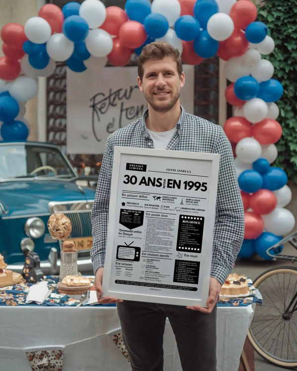 Cadeau 30 ans homme : 30 idées originales et personnalisées