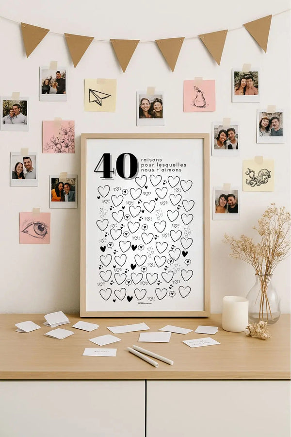 Cadeau anniversaire 40 ans : 30 idées originales (femme & homme)
