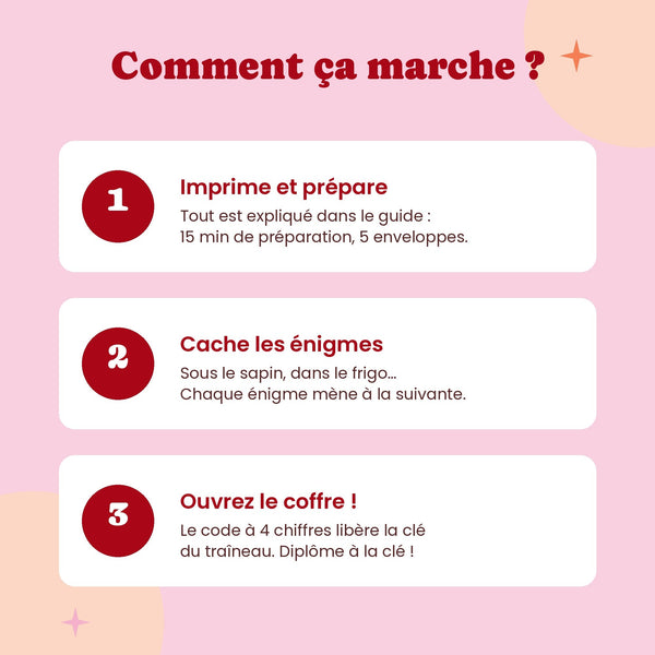 Escape game de Noël à imprimer pour enfants