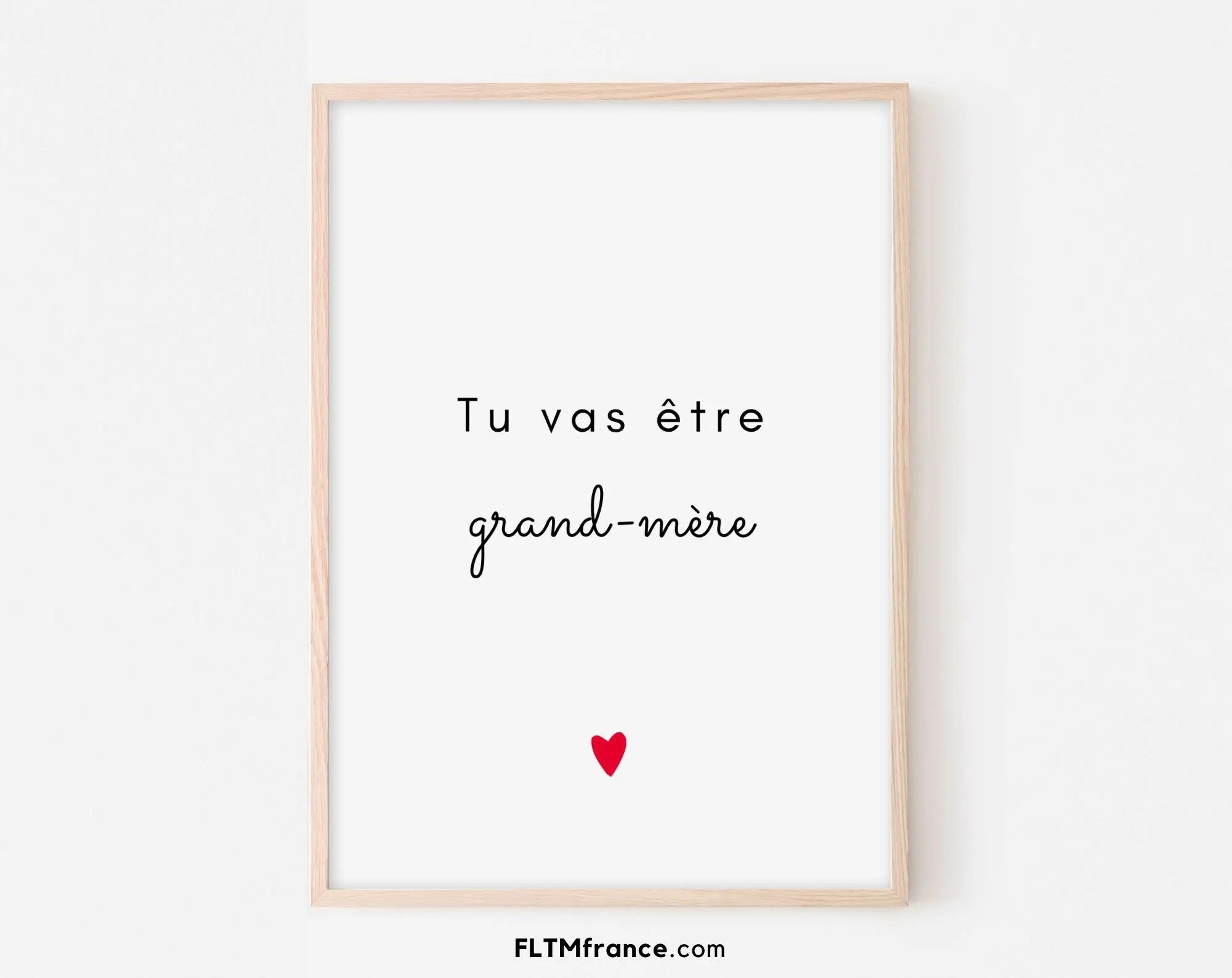 Tu vas être grand-mère - Carte annonce de grossesse originale - – FLTMfrance