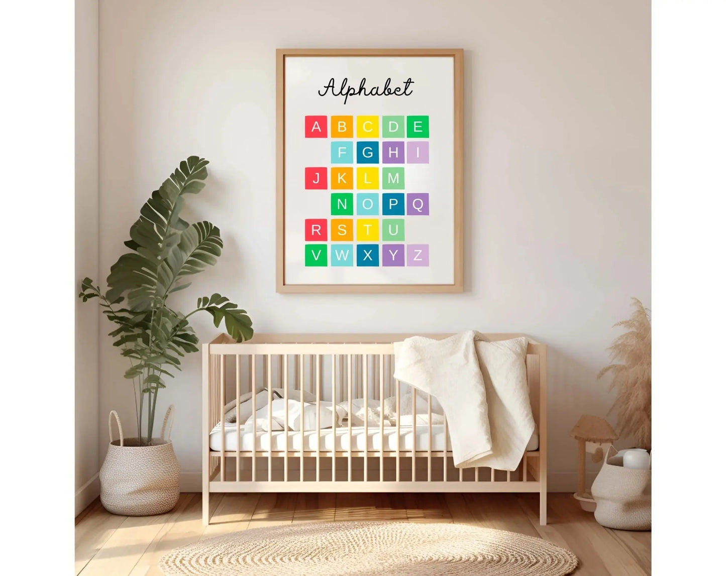 Affiche Alphabet - Poster éducatif Montessori FLTM