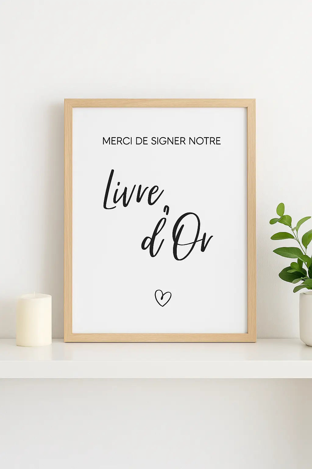 Affiche Livre d'or - Affiche décoration événement FLTMfrance