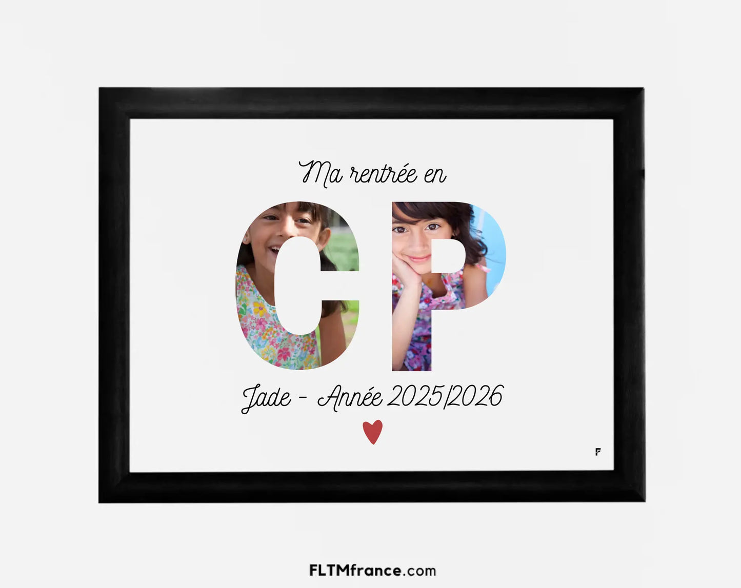 Affiche Ma rentrée en CP personnalisée FLTM