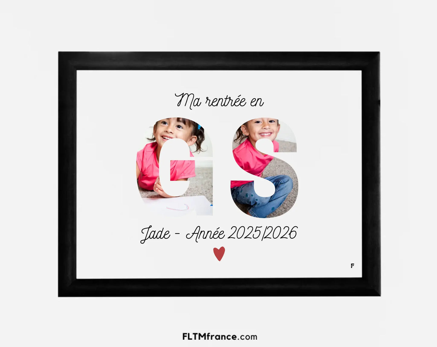 Affiche Ma rentrée en Grande Section personnalisée FLTM