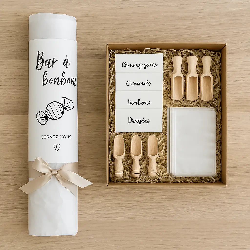 Affiche bar à bonbons - Affiche décoration événement FLTMfrance