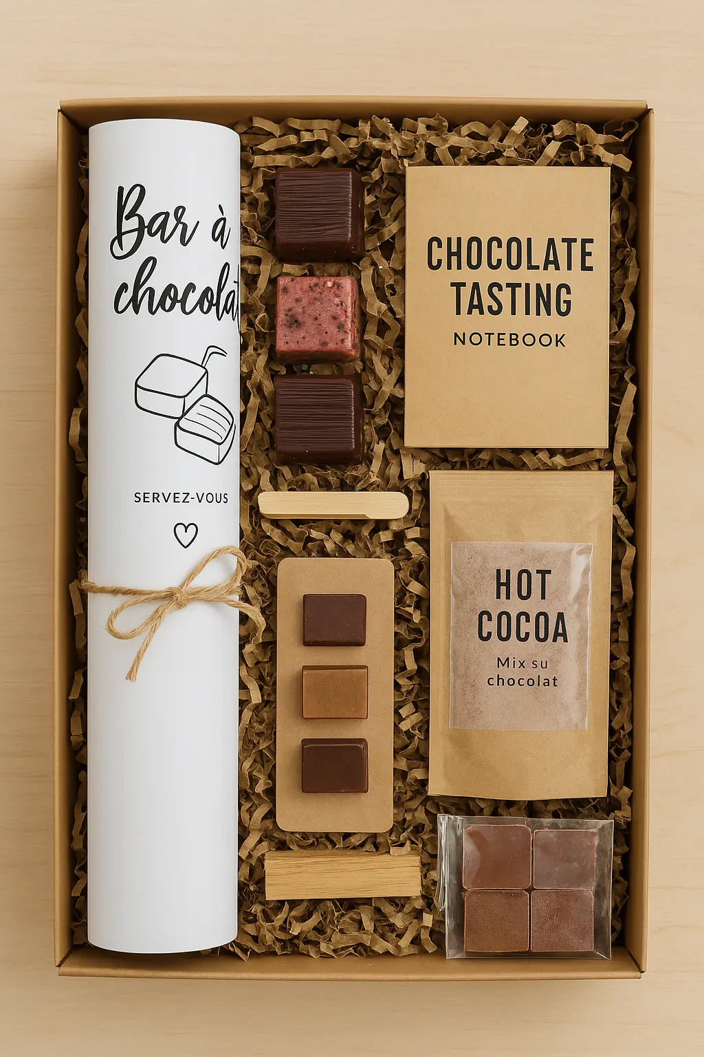 Affiche bar à chocolats - Affiche décoration événement FLTMfrance