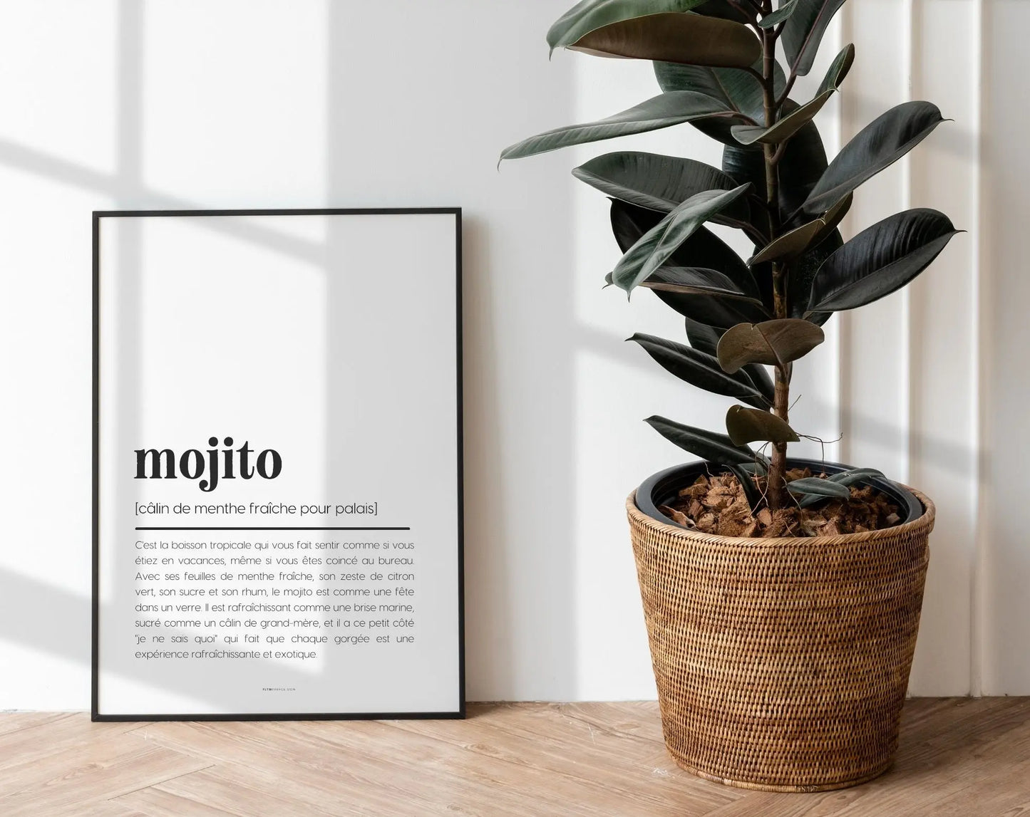 Affiche définition mojito - Affiche définition humour FLTMfrance