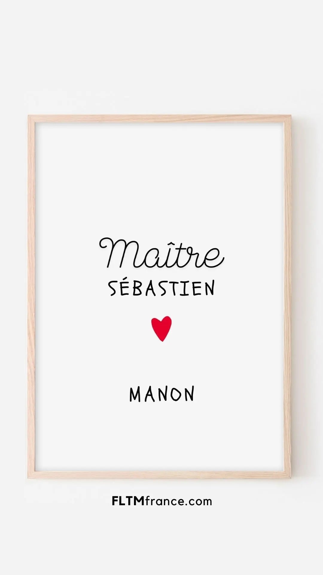 Affiche maître personnalisable FLTMfrance