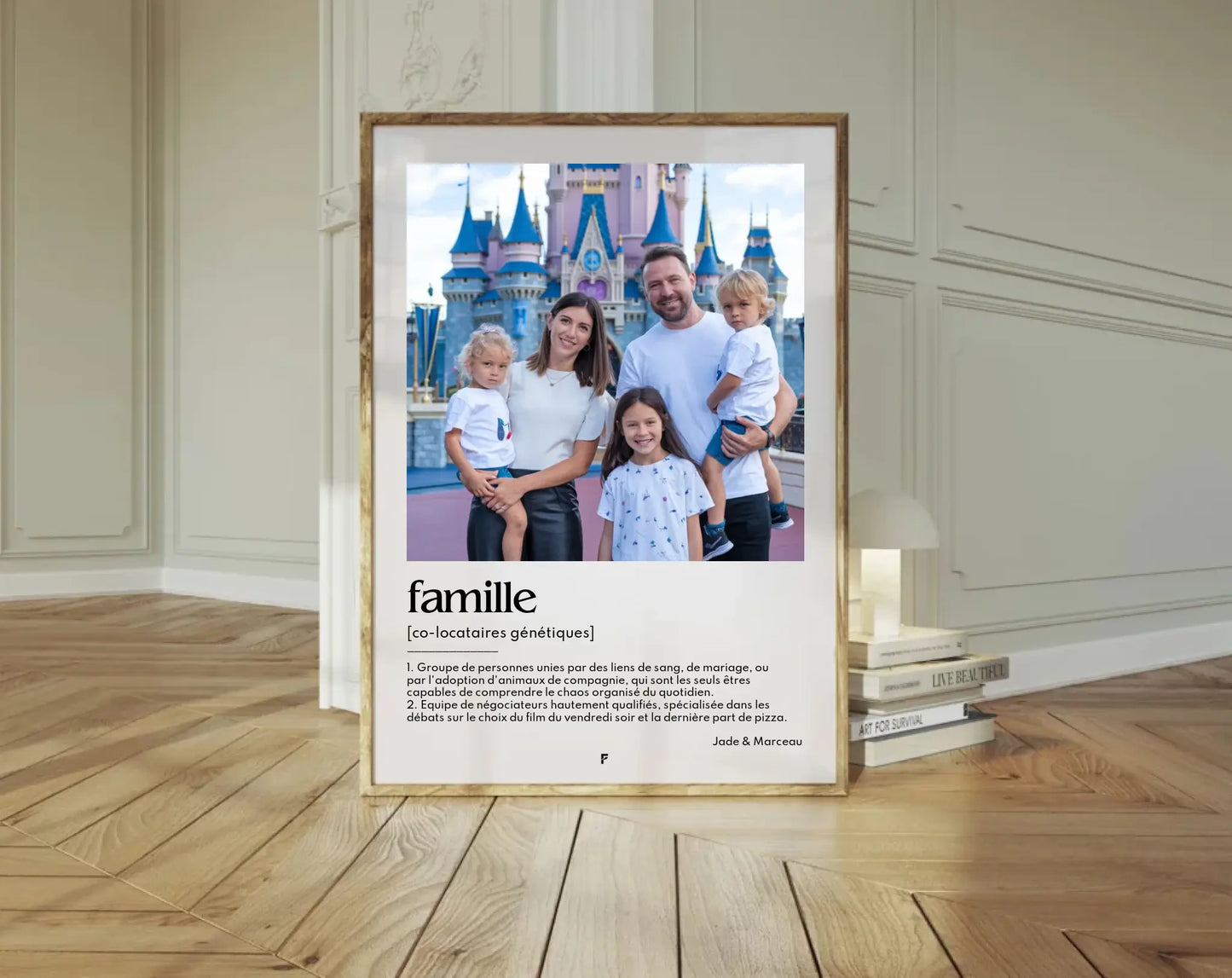 Affiche personnalisée définition famille FLTMfrance