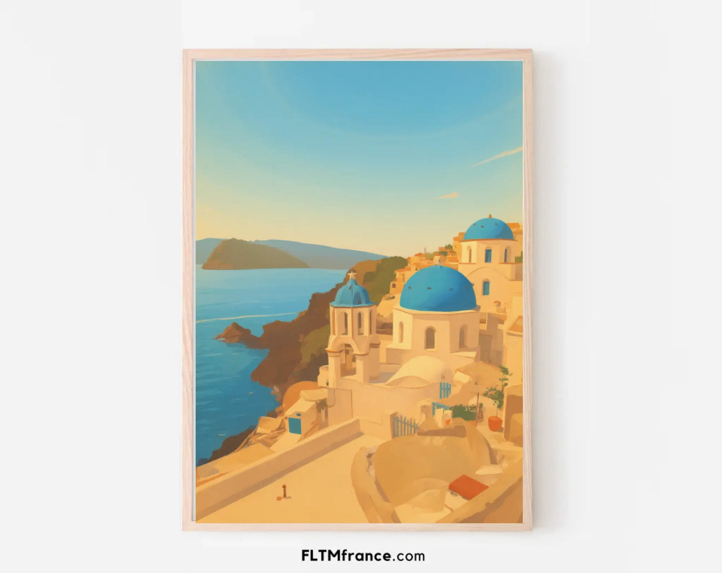 Affiche personnalisée Illustration vintage voyage FLTM