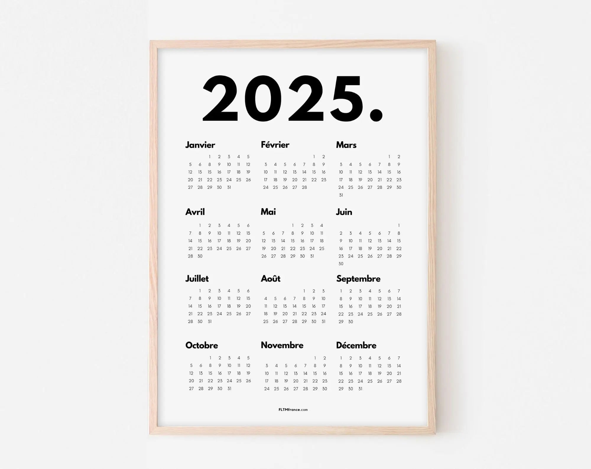 Minimalist 2025 Calendar to Print - FLTMfrance minimalist-2025-calendar-to-print-fltmfrance