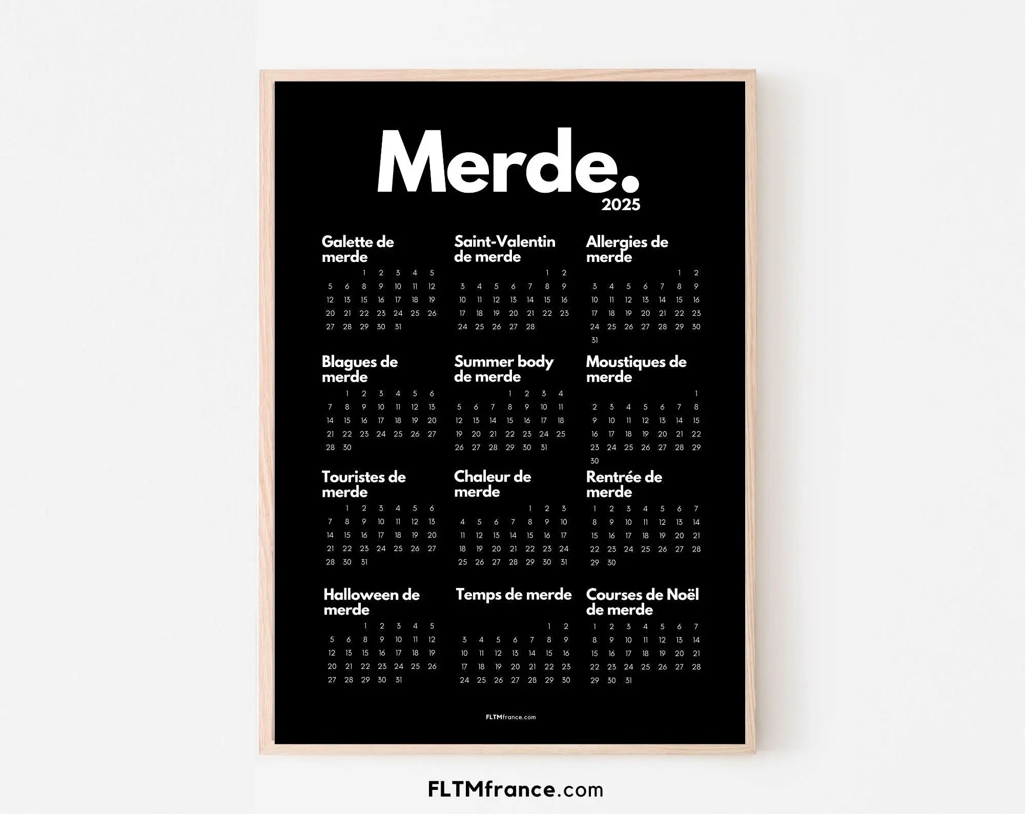Shit Calendar 2025 Black - Printable 2025 Calendar - – FLTMfrance shit-calendar-2025-black-printable-2025-calendar-fltmfrance