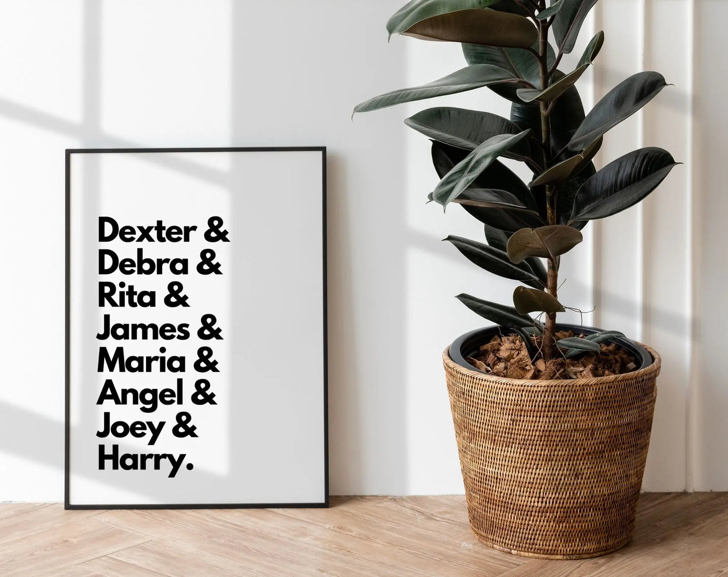 Dexter, les personnages - Affiche de série FLTMfrance