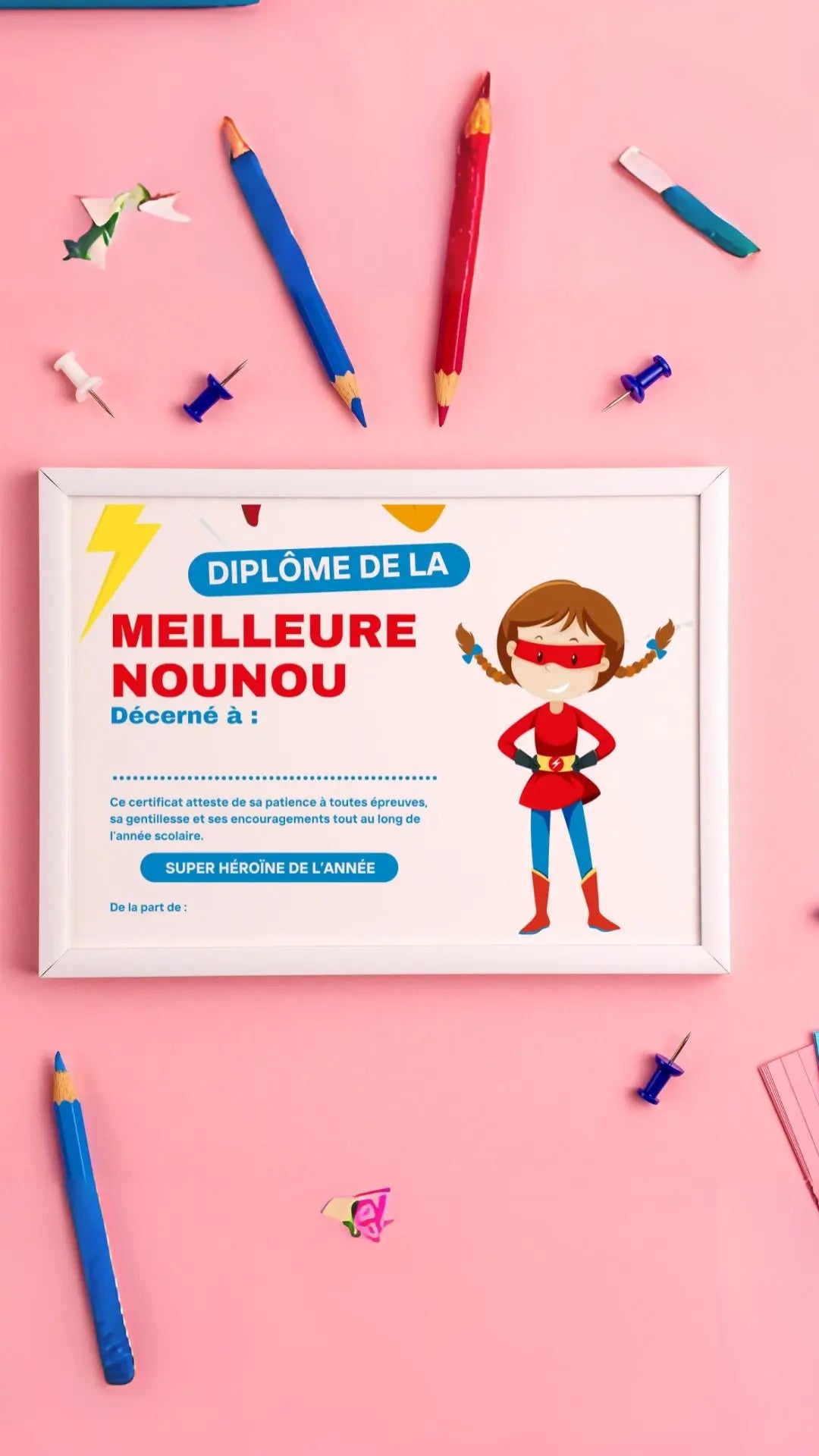 Diplôme de la meilleure nounou FLTMfrance