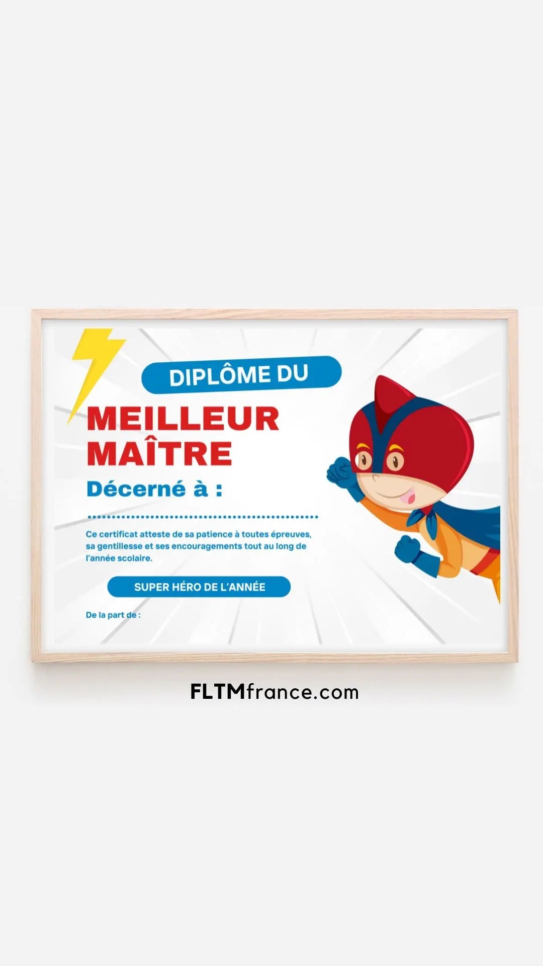 Diplôme du meilleur maître FLTMfrance
