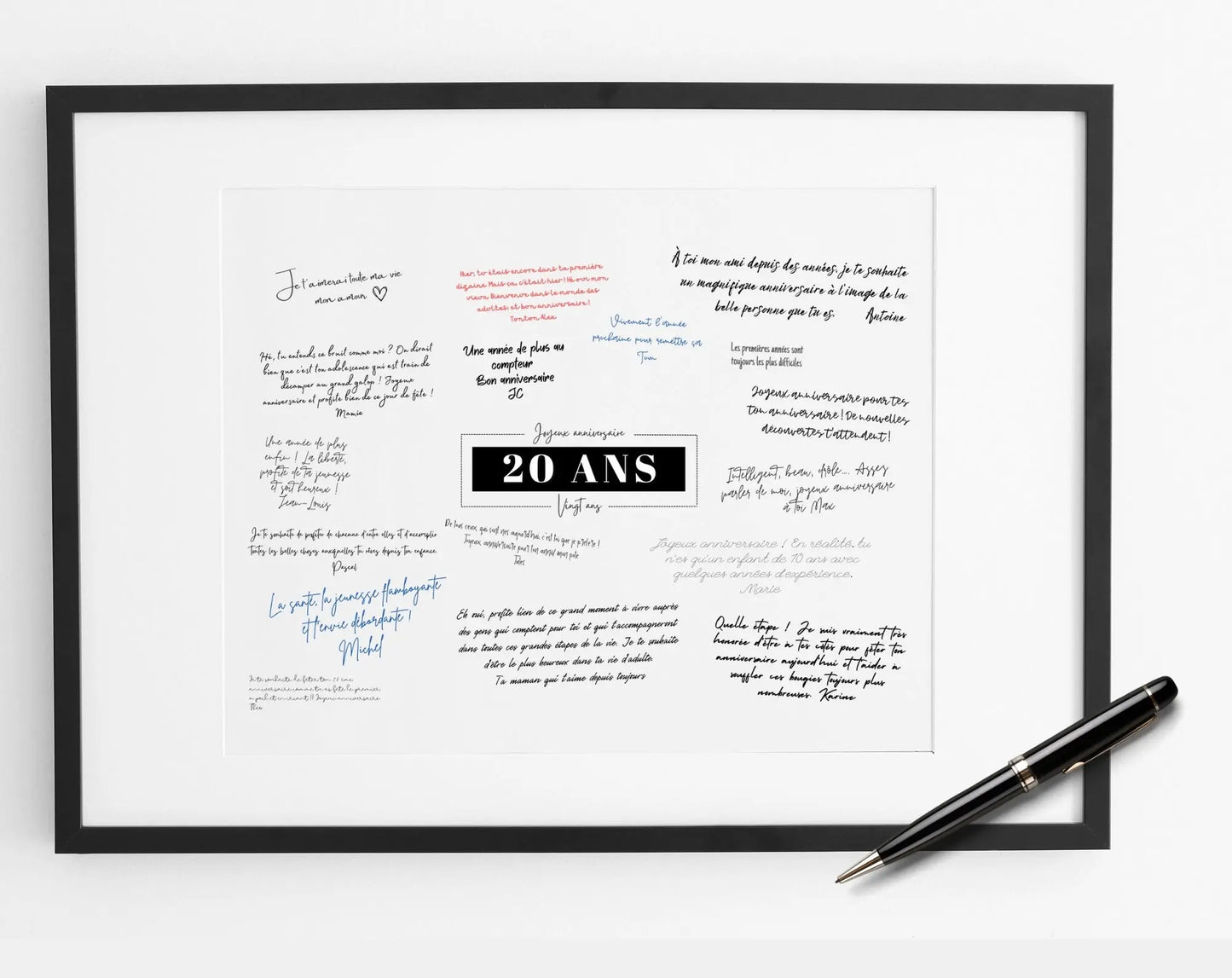 Livre d'or 20 ans - Affiche à imprimer FLTMfrance