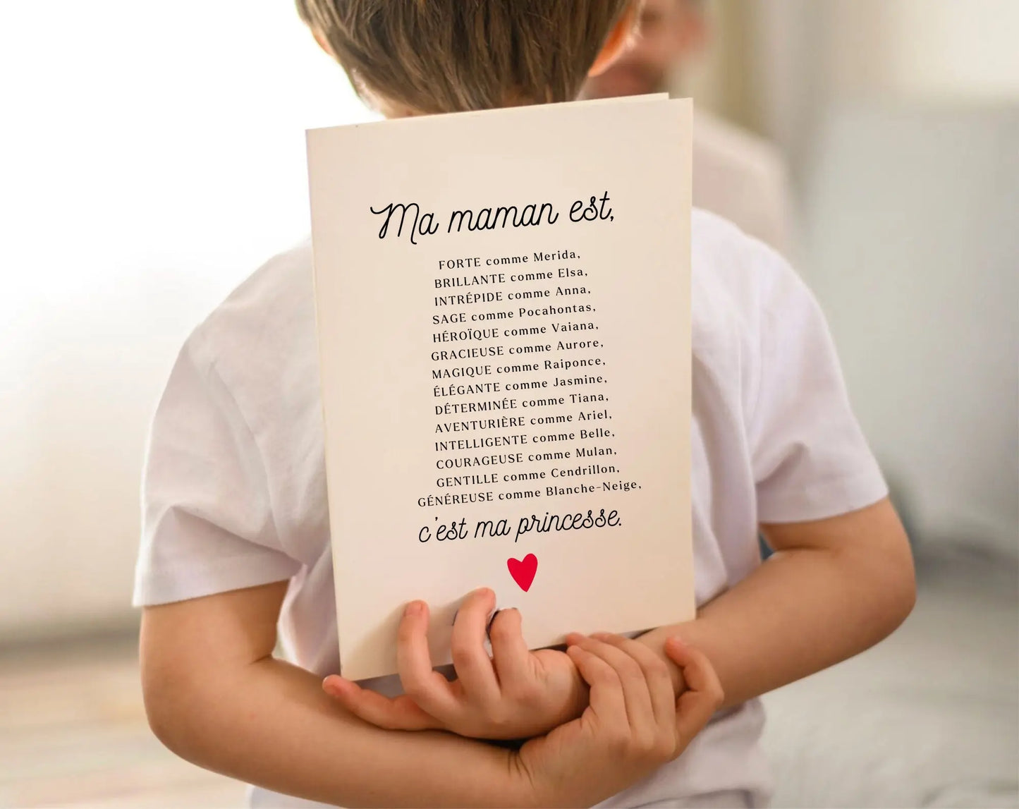 Ma maman est une princesse - Affiche humour FLTMfrance