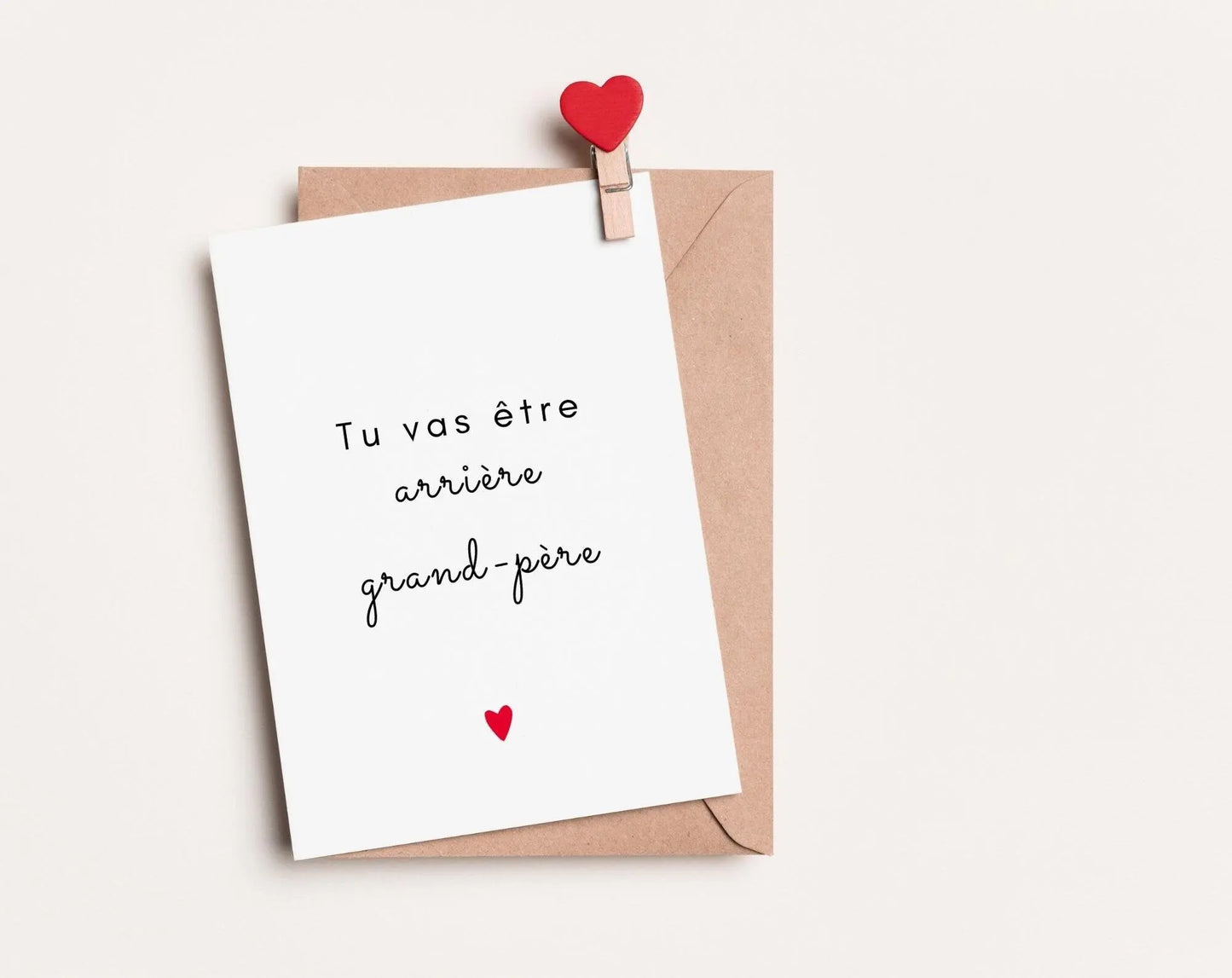 Tu vas être arrière grand-père - Carte annonce grossesse originale FLTMfrance