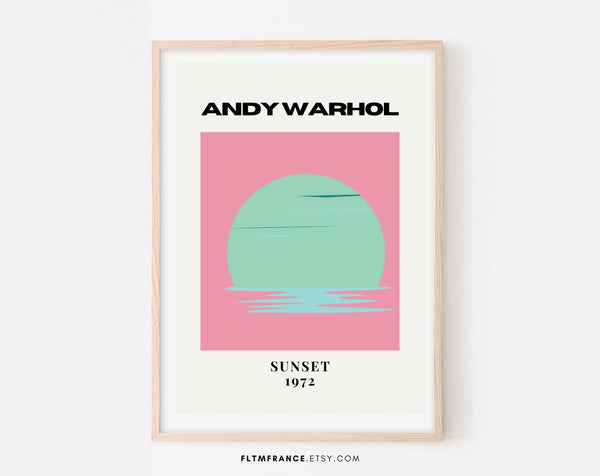 Affiche Andy Warhol - Affiche de musée