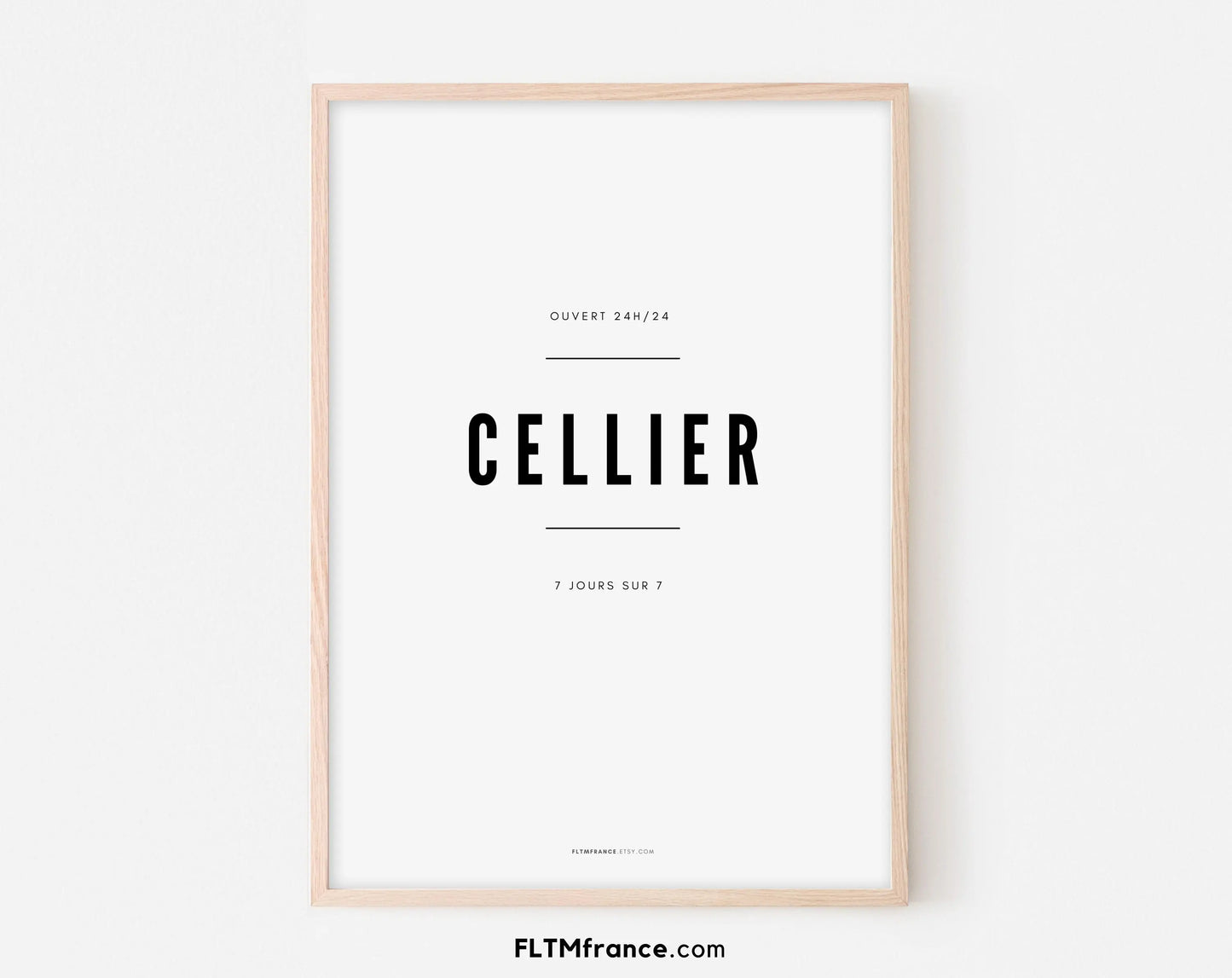 Affiche Cellier - Affiche décoration du cellier FLTMfrance