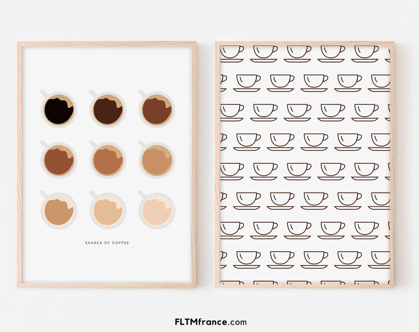 Affiches originales - Lot de 2 affiches de bar à café - FLTMfrance