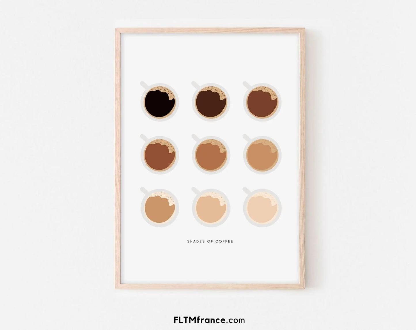 Affiche Nuances de cafés - FLTMfrance