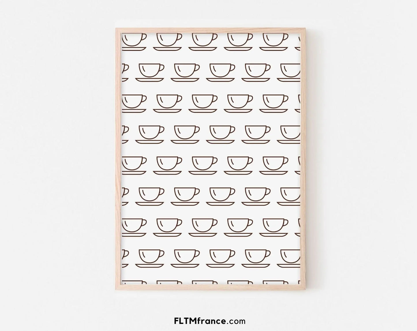 Affiche tasses à café - FLTMfrance