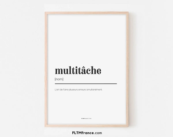 Multitâche - Affiche expression du bureau