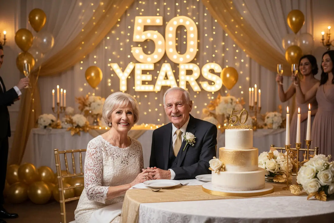 50 ans de mariage : célébrez vos noces d’or avec éclat et amour FLTMfrance