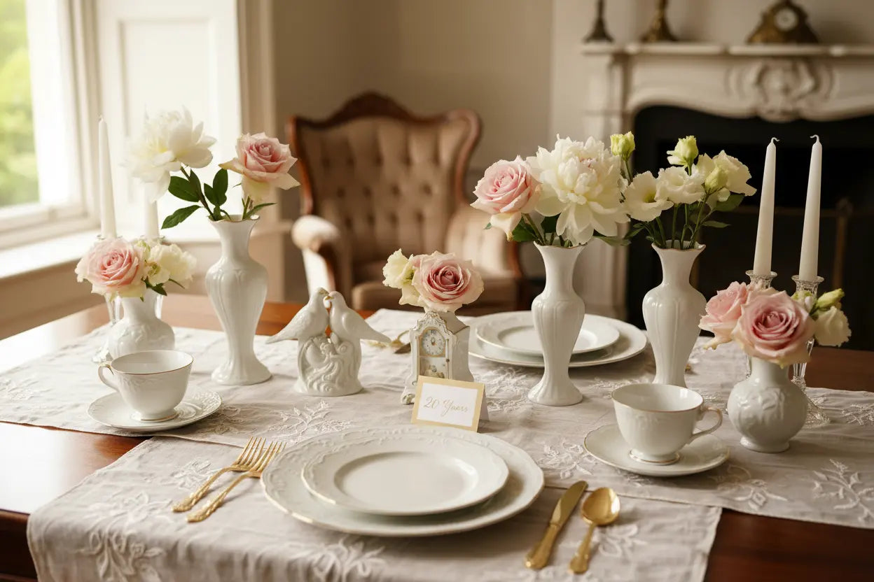 Cadeau 20 ans de mariage : Célébrez vos noces de porcelaine avec des idées cadeaux parfaites en 2026 FLTMfrance