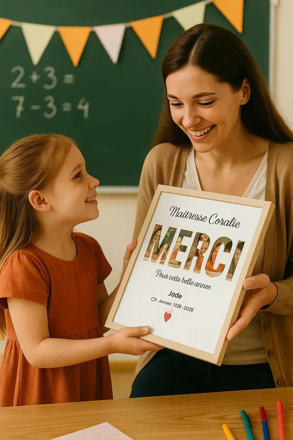 Cadeau maitresse maternelle FLTMfrance