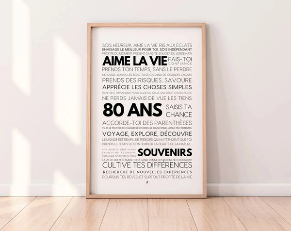 Cadeau anniversaire 80 ans : 30 idées originales (femme & homme)