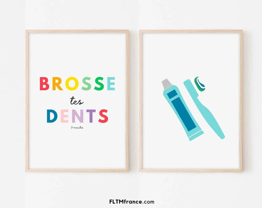 affiche hygiène bucco dentaire FLTMfrance