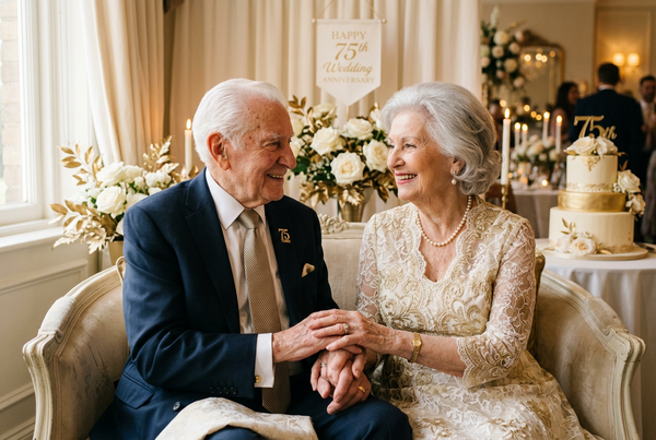 75 ans de mariage : noces d'albâtre, signification et idées cadeaux