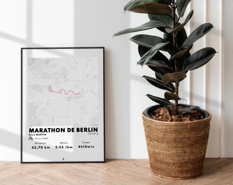Affiche course à pied