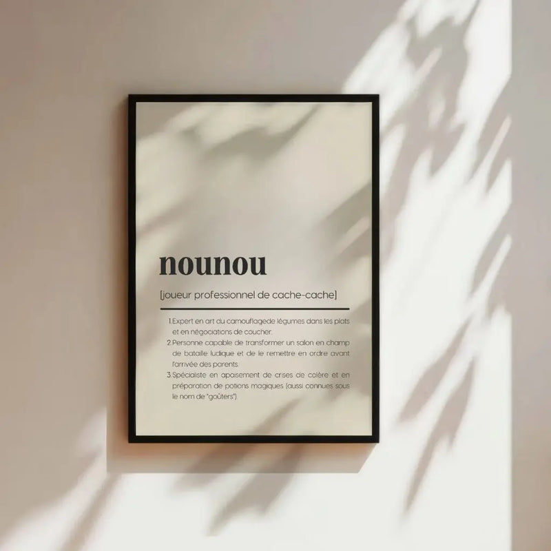 Cadeau Nounou