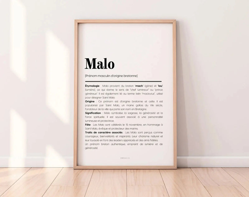 Affiche naissance
