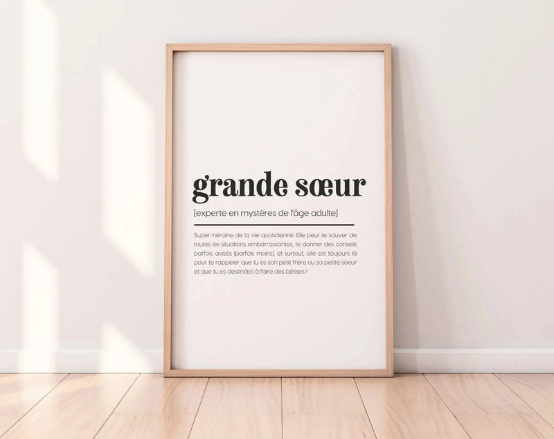 Cadeau soeur
