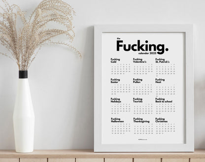 The Fucking Calendar 2025 - Calendrier Putain en anglais