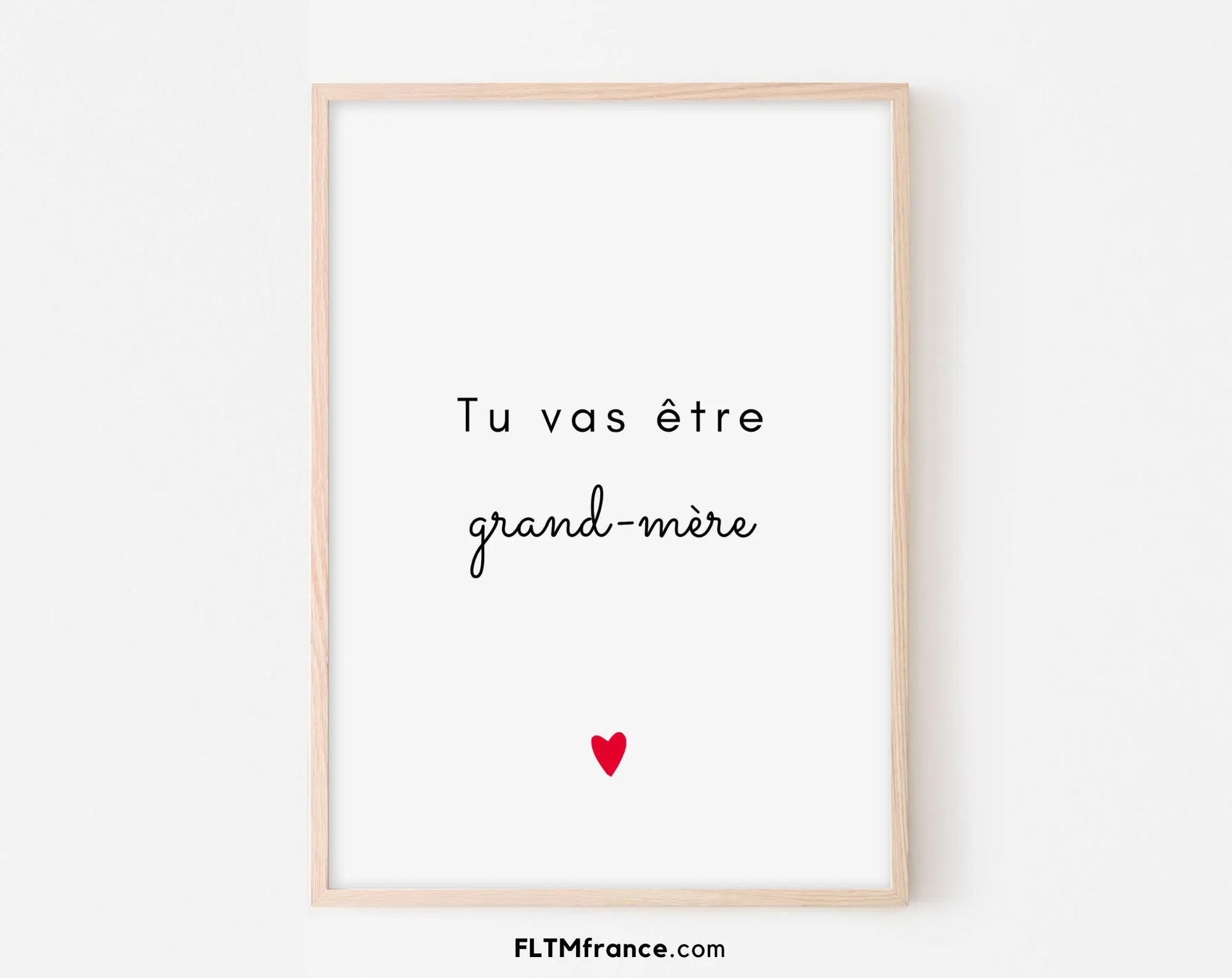 Tu vas être grand-mère - Carte annonce grossesse originale FLTMfrance