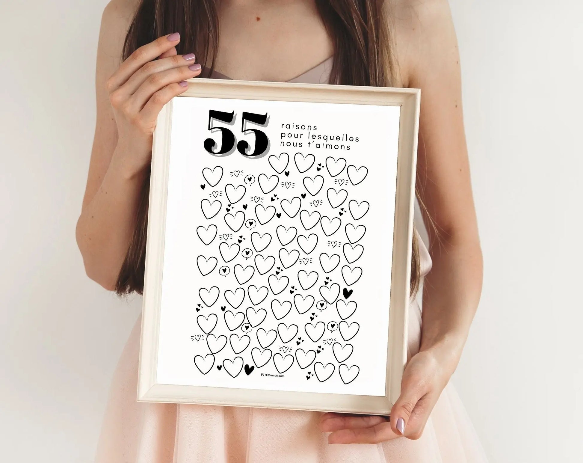 Affiche 55 raisons pour lesquelles nous t’aimons - Livre d'or 55 ans FLTMfrance