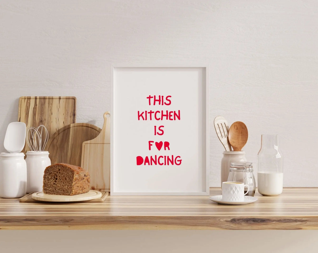 Affiche This kitchen is for dancing - FLTMfrance