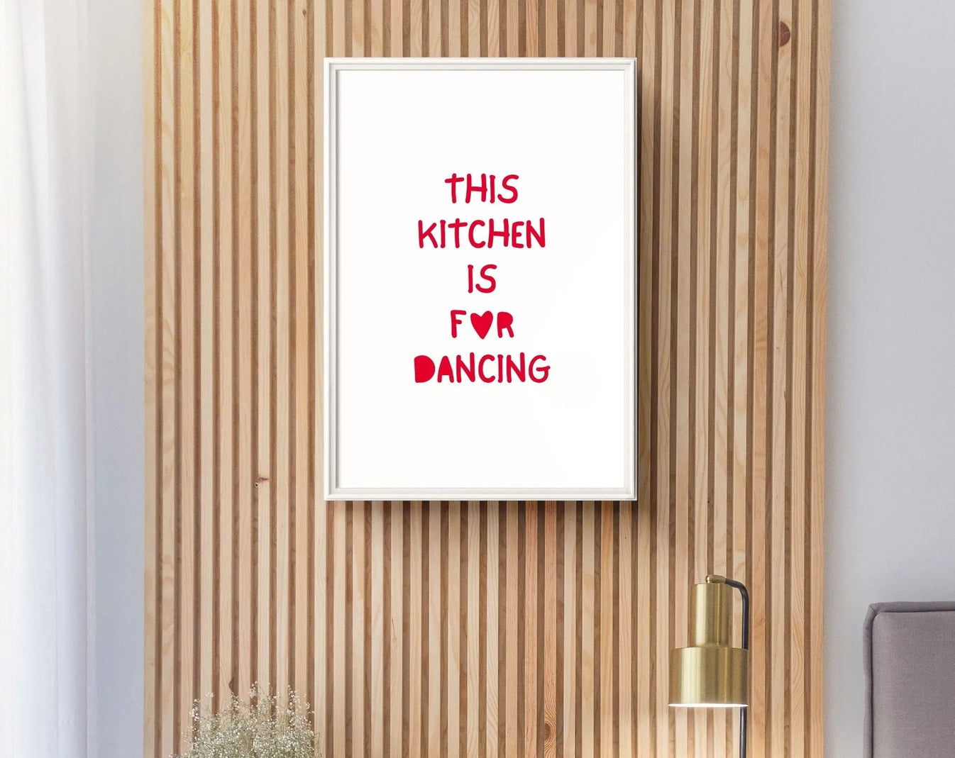 Affiche This kitchen is for dancing - FLTMfrance