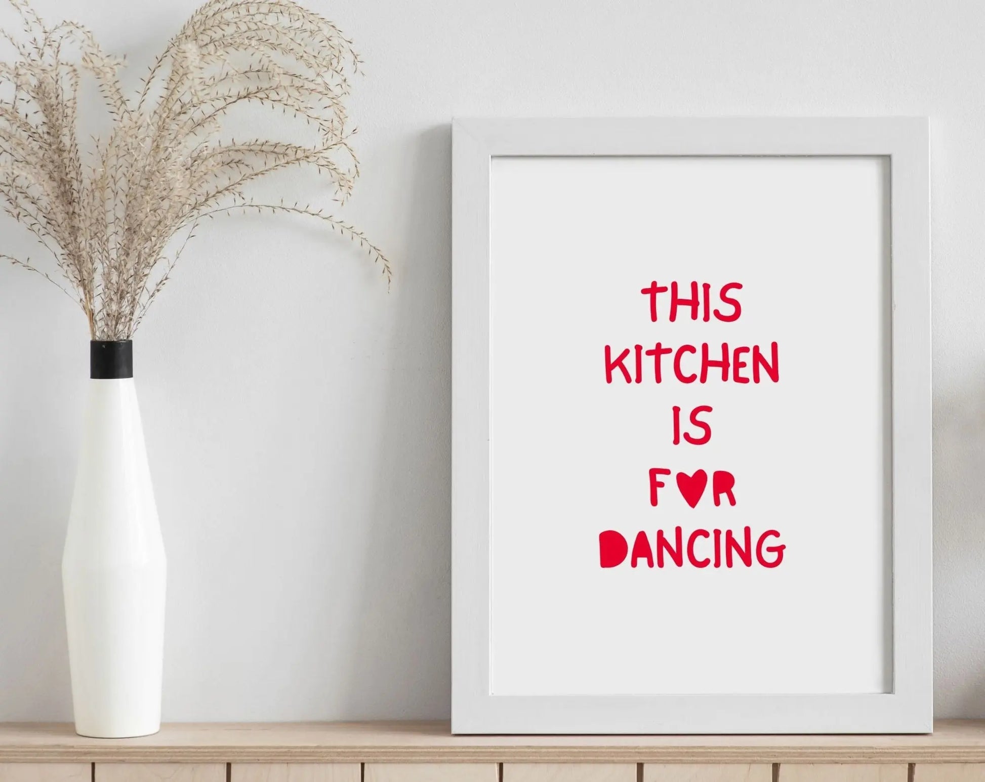 Affiche This kitchen is for dancing FLTMfrance