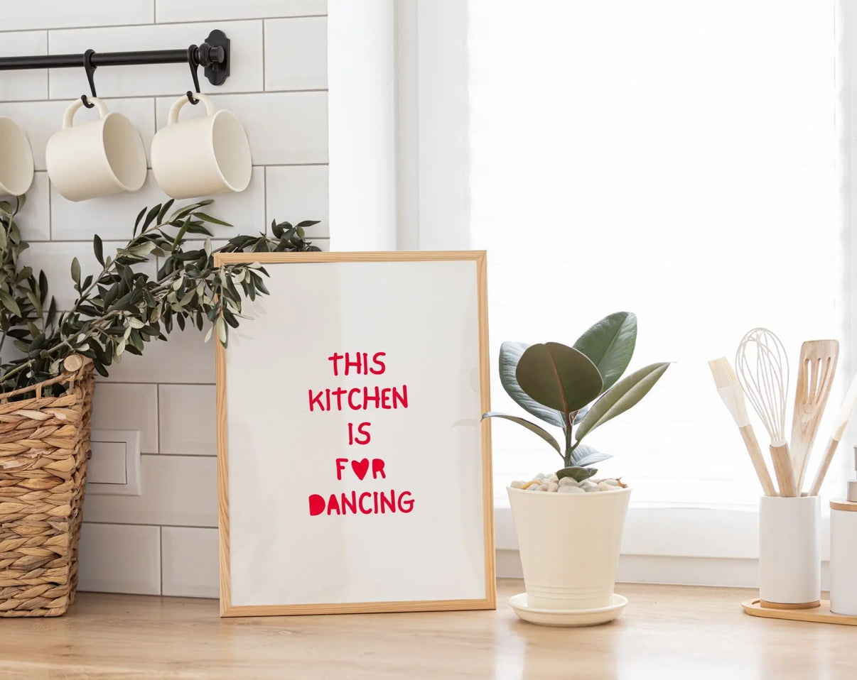 Affiche This kitchen is for dancing - FLTMfrance