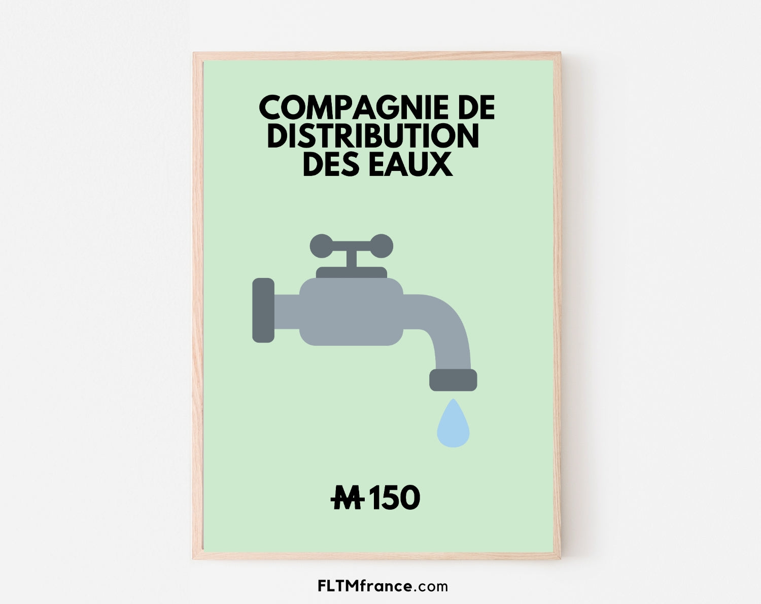 Affiches inspirée du jeu Monopoly FLTMfrance