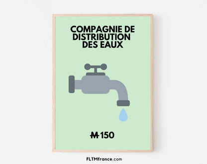 Affiches inspirée du jeu Monopoly FLTMfrance