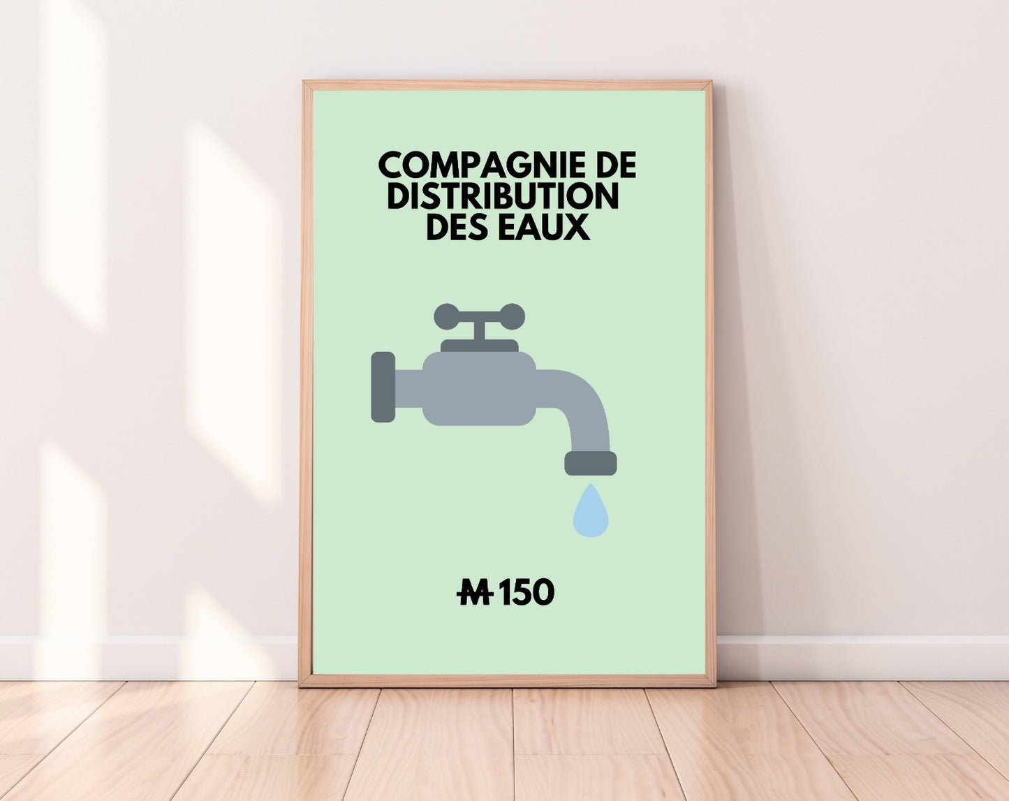 Affiches inspirée du jeu Monopoly FLTMfrance
