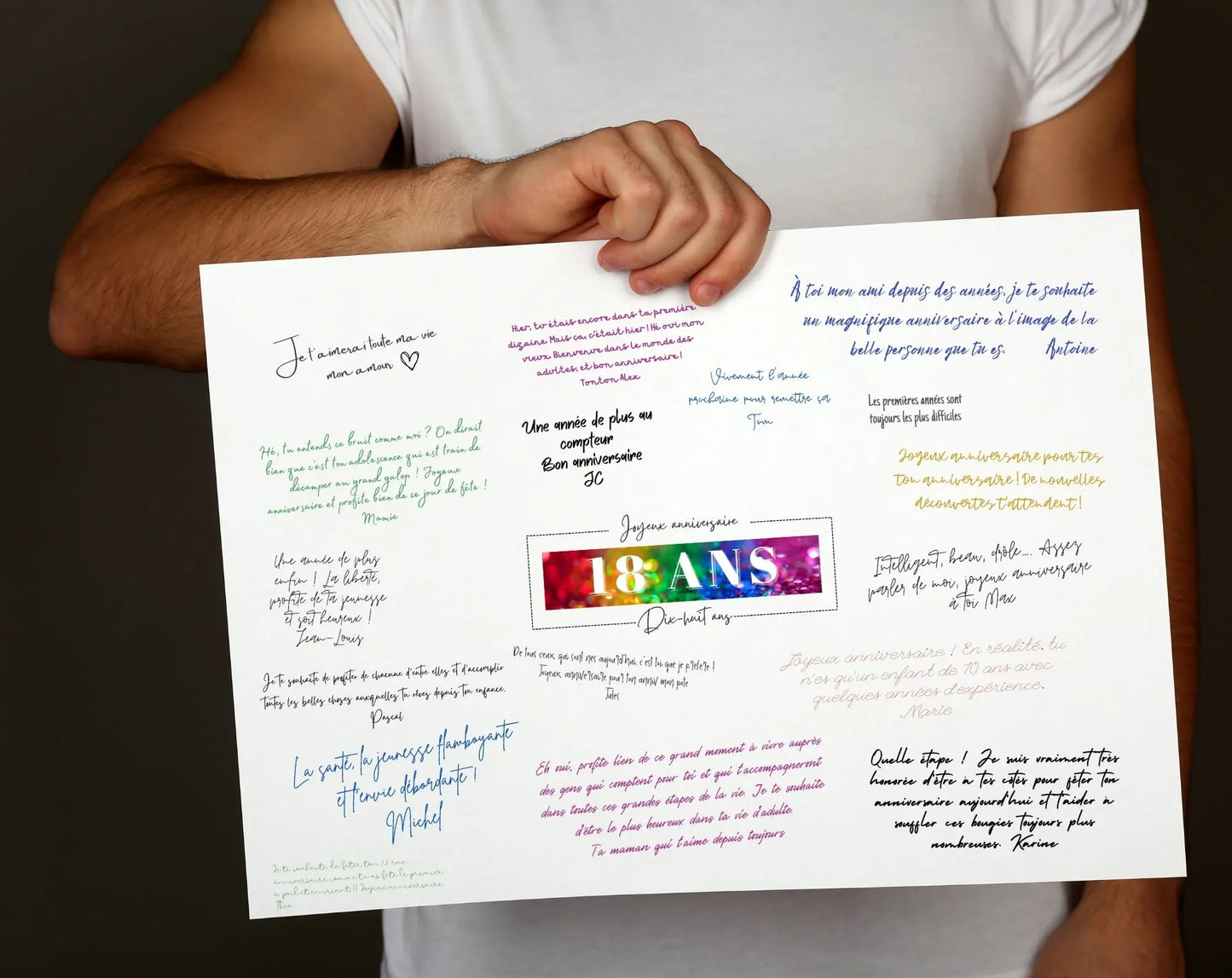 Livre d’or 18 ans à imprimer