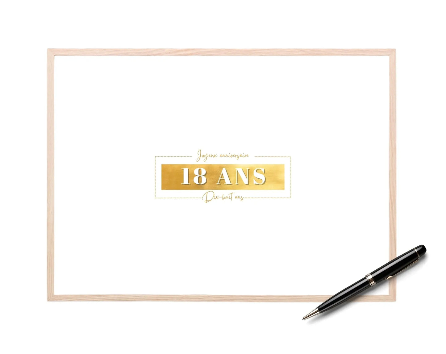 Livre d’or 18 ans à imprimer